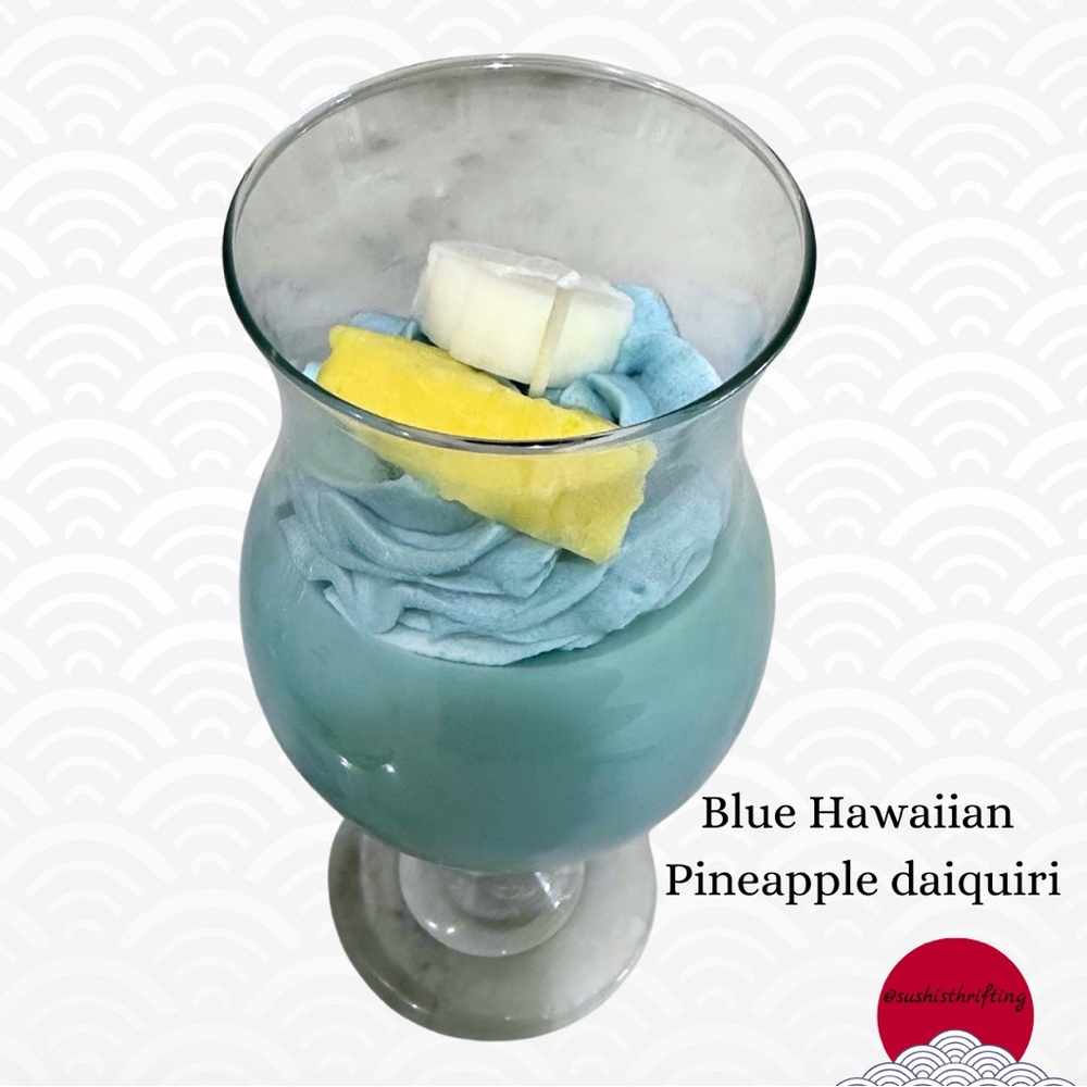 Blue Hawaiian Pineapple Daiquiri Candle - Picture 5 of 10